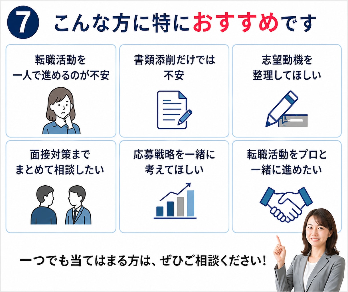 採用担当20年が転職活動を徹底サポートします 採用担当目線で課題を明確に｜職務経歴書・面接まで徹底サポート イメージ8