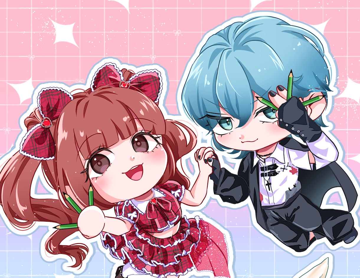 もちもち可愛いちびキャラを描きます グッズや配信で映える！似ている可愛いちびキャラ（SD）です イメージ3