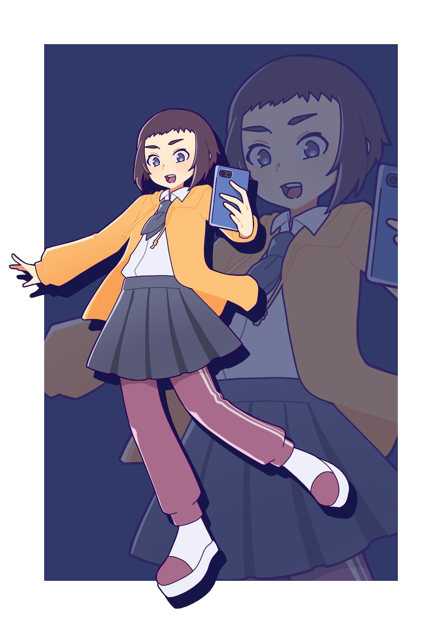 キャラクター立ち絵を制作いたします シンプルな塗りの全身立ち絵です。 イメージ2