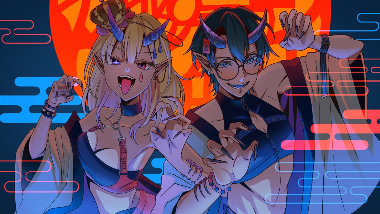 歌ってみたのサムネイルを描きます 本家寄せOK！可愛い絵柄のイラストが得意です♡ イメージ9