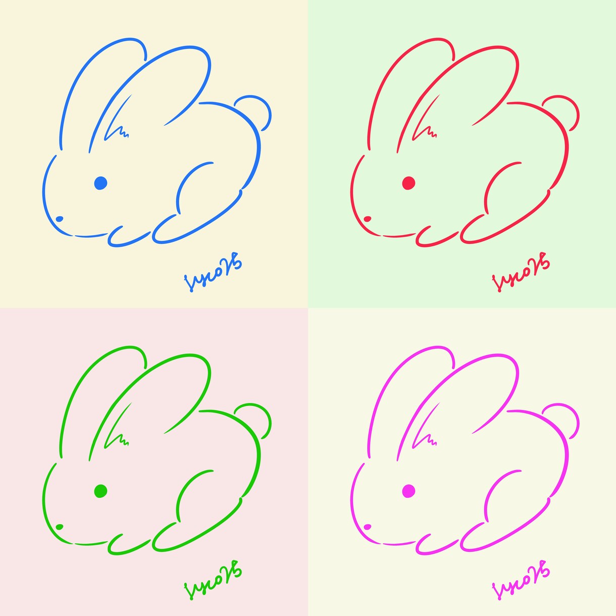 動物の簡単アイコンを描きます SNSのアイコンにぜひご利用ください イメージ2