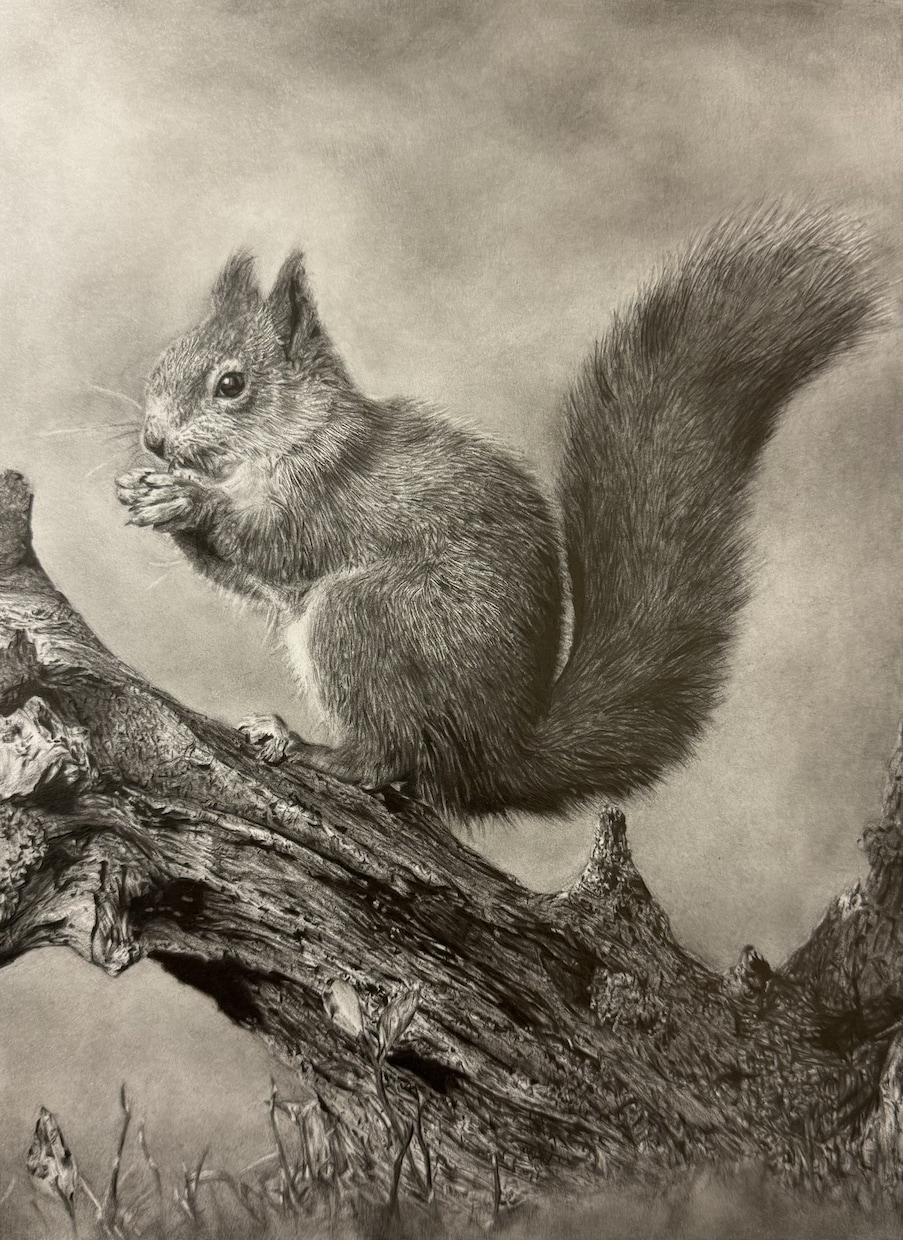 鉛筆画でリアルな絵を描きます ペットや風景の絵など思い出作りに イメージ2