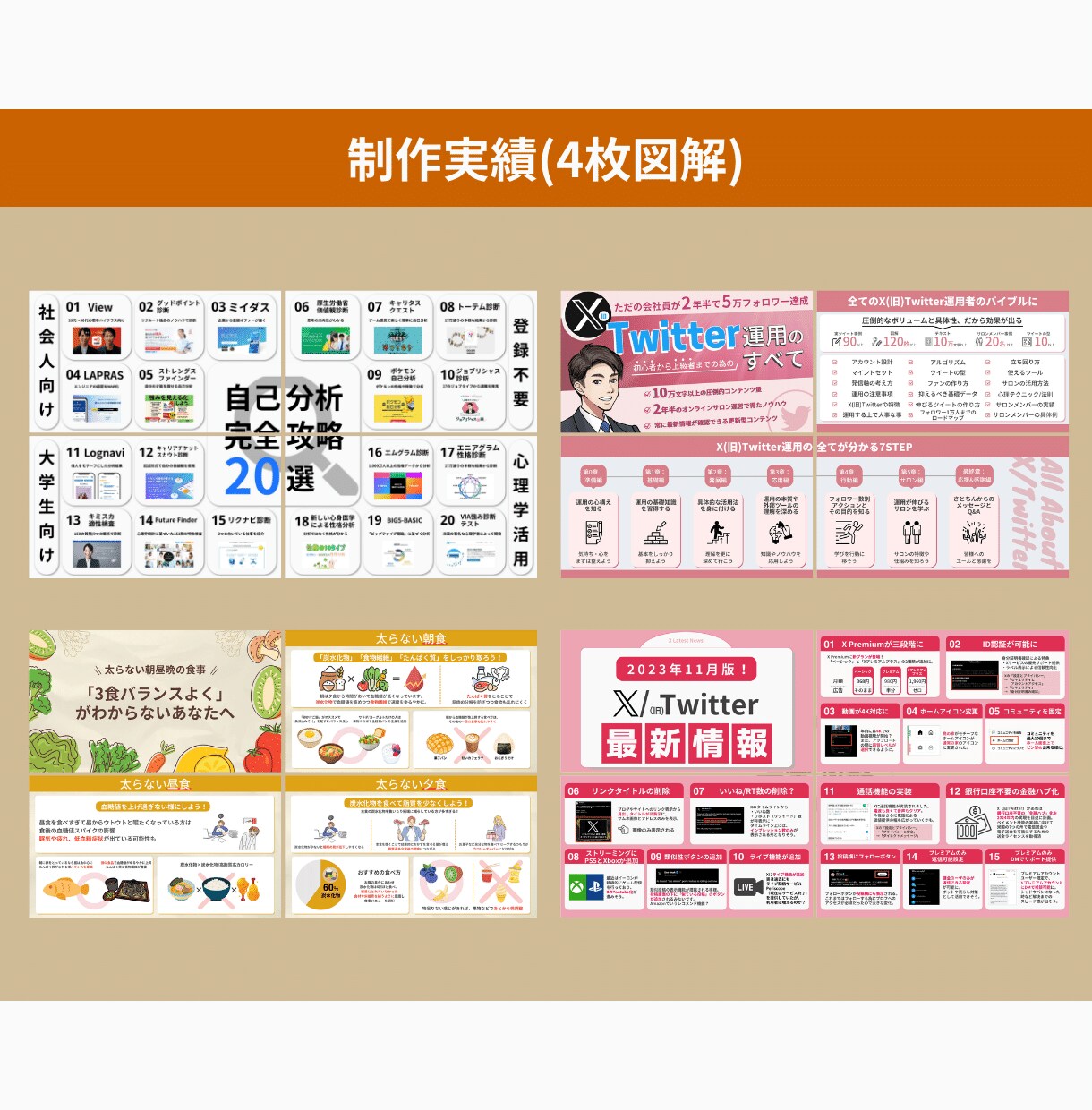 丸投げOK！パッと見て目を惹くX図解を作成します 訴求力を高める「伝わる・見やすい」デザインを0から制作 イメージ7