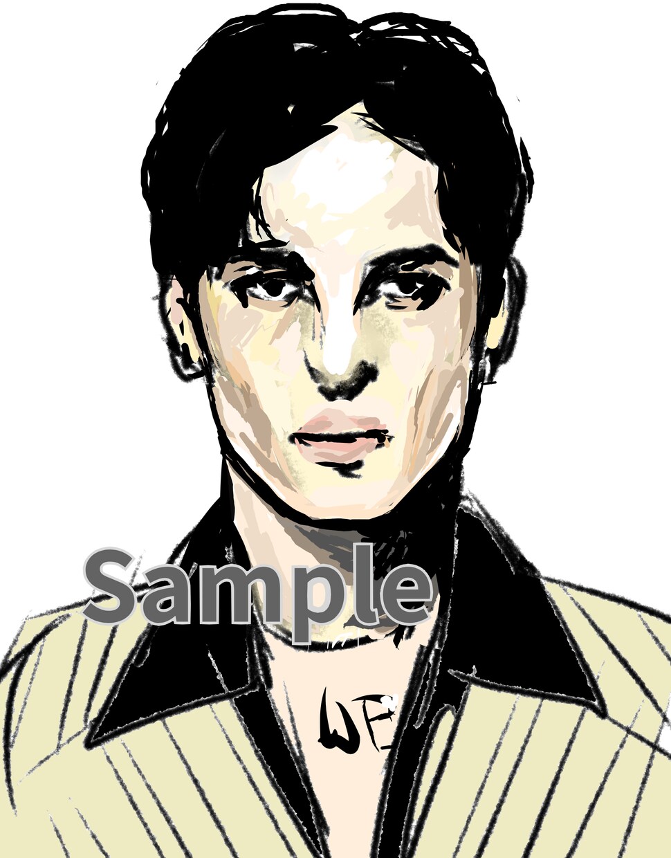 まるで肖像画。厚塗り似顔絵作成します アイコンやプレゼントに！リアルに美しく描きます。 イメージ1