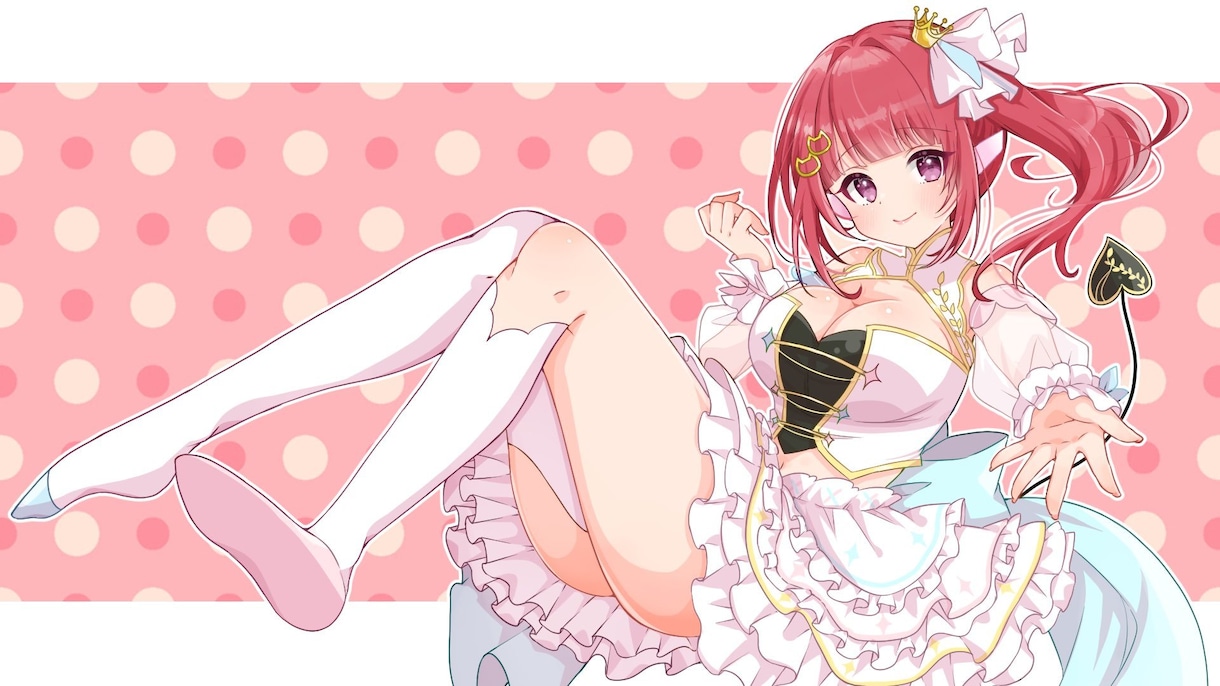 Live2Dパーツ分けイラスト作成します Vtuberさんデビューを応援します！IRIAM立ち絵も可！ イメージ6
