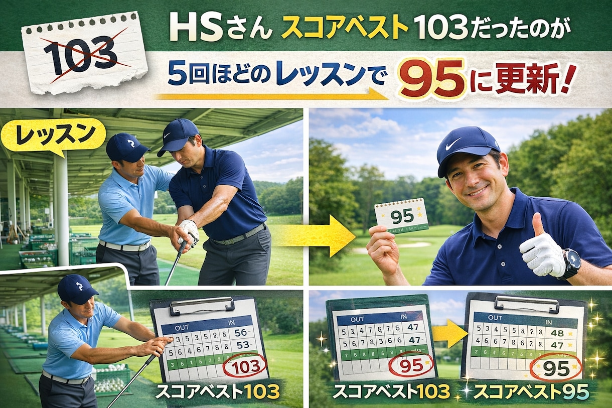 ゴルフで悩んでいる方なんでも相談聞きます メンタル、技術、スコアアップなど、丁寧に寄り添います！ イメージ3