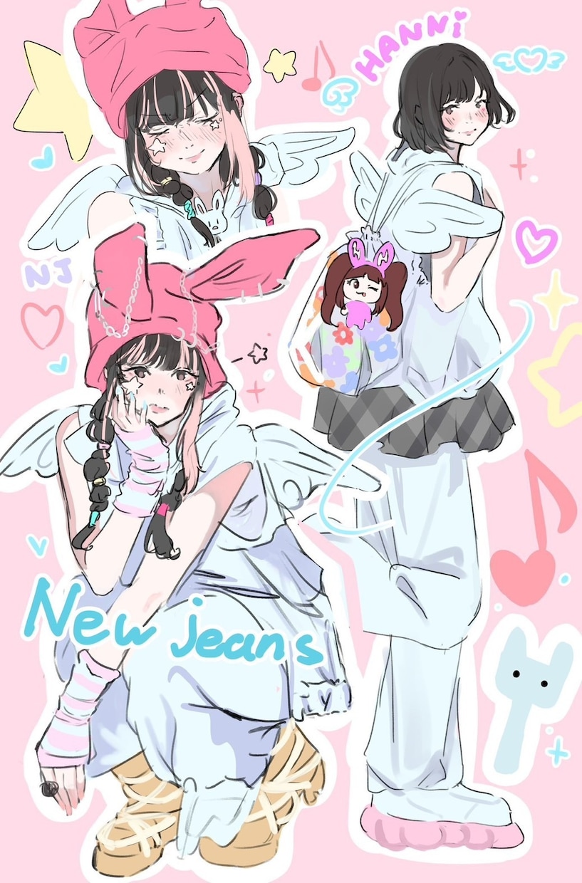 可愛い女の子のイラスト承ります 現役美大生です！4年で時間あるのでスピード納品可能です！ イメージ6