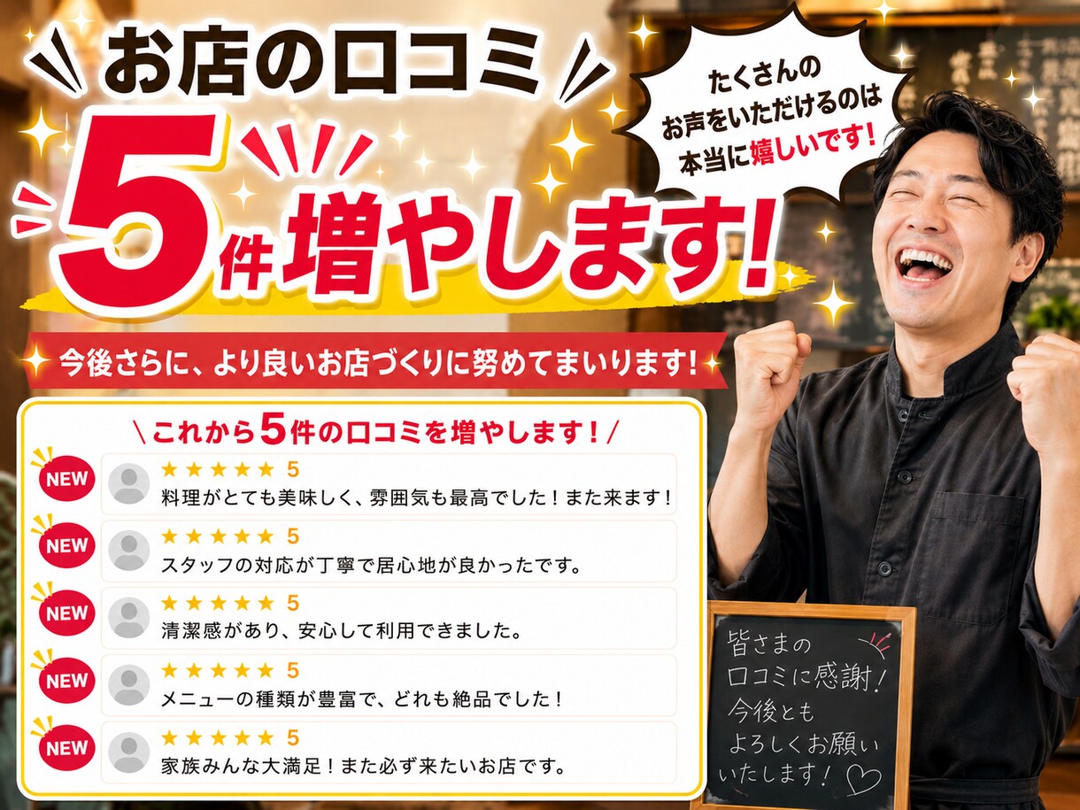 5垢でロコミ書きます 5垢でロコミを書いてSEO対策します。 イメージ1