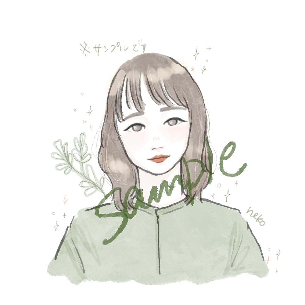 ゆる似顔絵(デジタル)を描きます 少し単純化したアナログ風の似顔絵です。 イメージ4