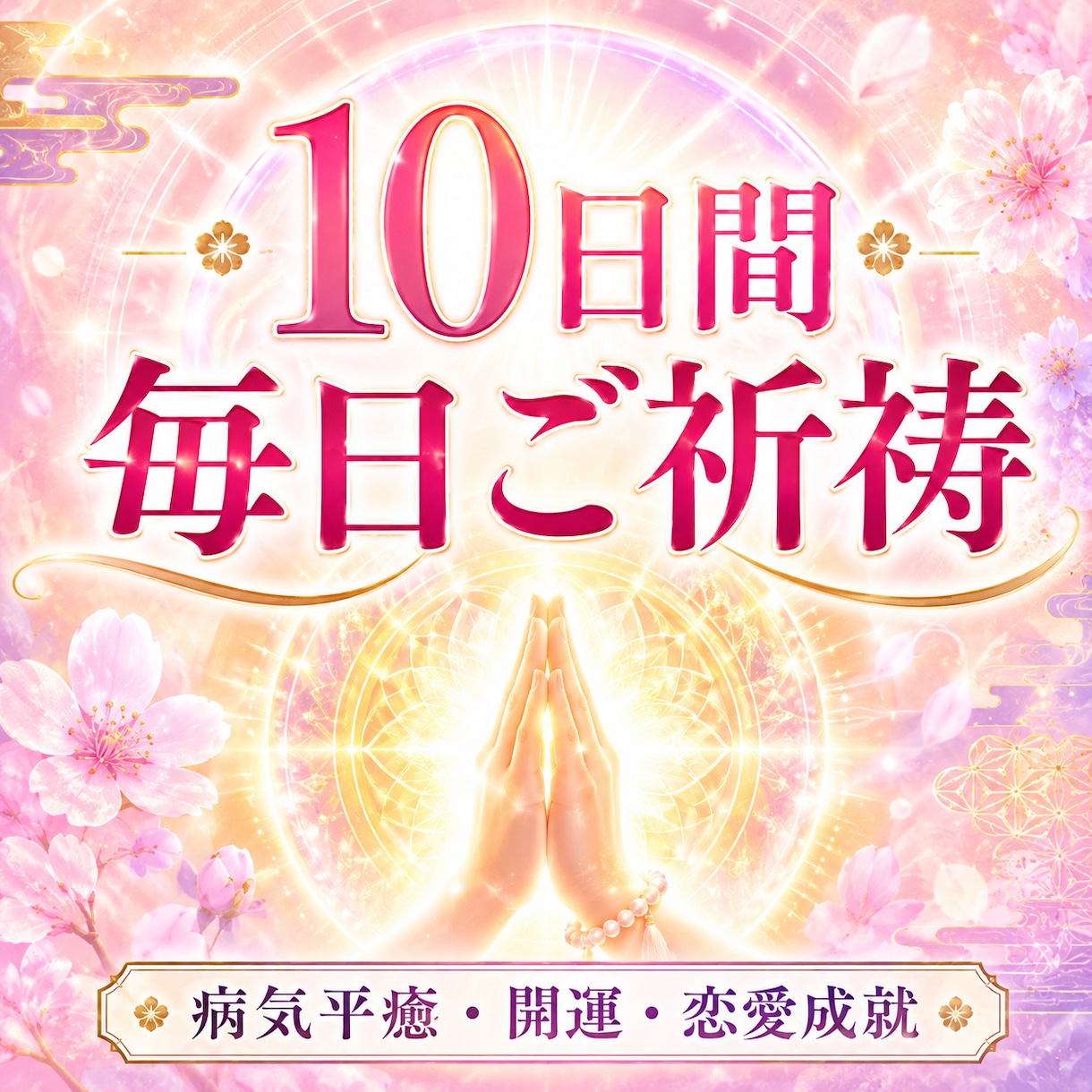 10日間毎日心を込めてご祈祷します あなたと大切な方の願いに10日間寄り添います イメージ1