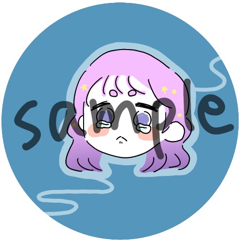 使いやすいアイコンふたつお描きします ゆるくて親しみやすい絵柄！最低価格で2枚の絵をご提供！ イメージ2