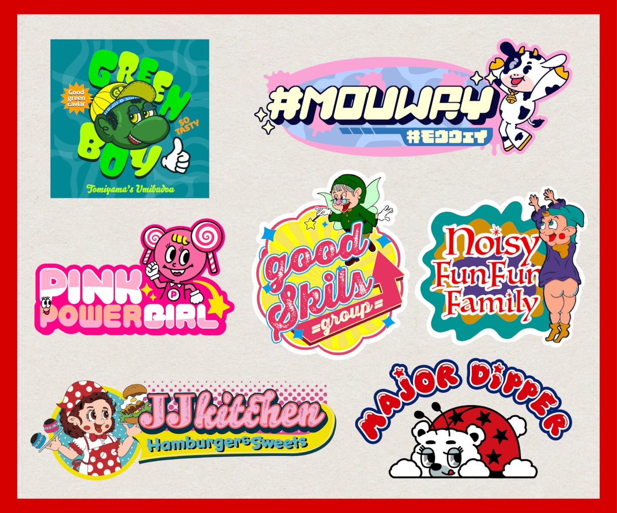 キュートでポップでレトロキャラクター作ります 見て楽しい！使って楽しいキャラクターはいかが？ イメージ4