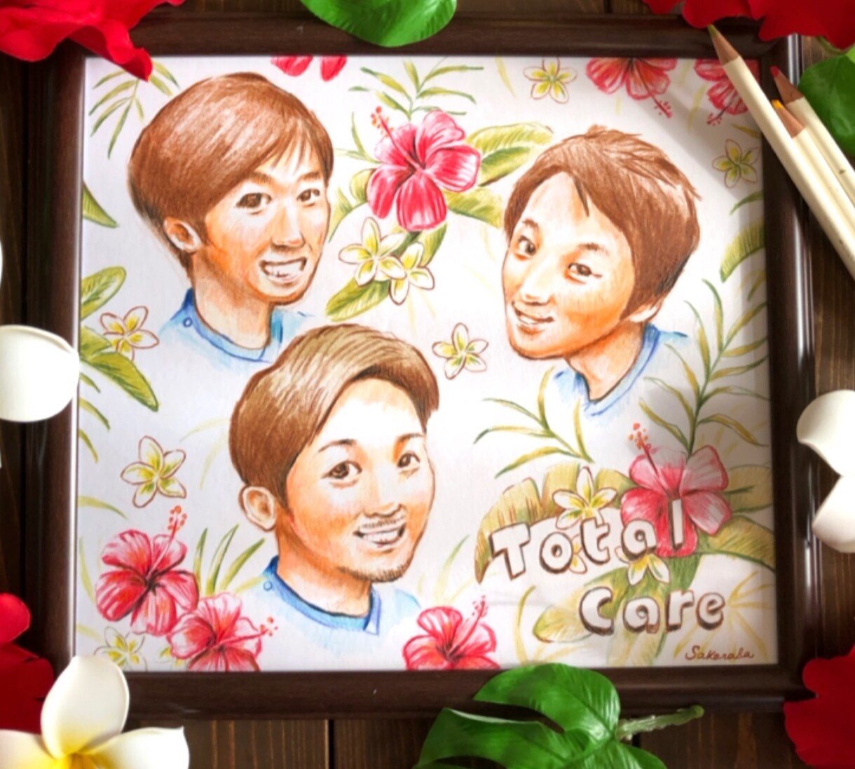 イラストやロゴデザイン、似顔絵を色鉛筆で描きます 食べ物、植物、似顔絵を主に色鉛筆でかわいく描いています。 イメージ5