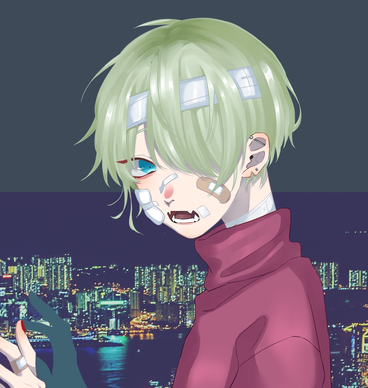 アイコンやサムネ等SNS向けのイラスト描きます ピクシブ運営pixivisionにて特集の掲載経験があります イメージ5