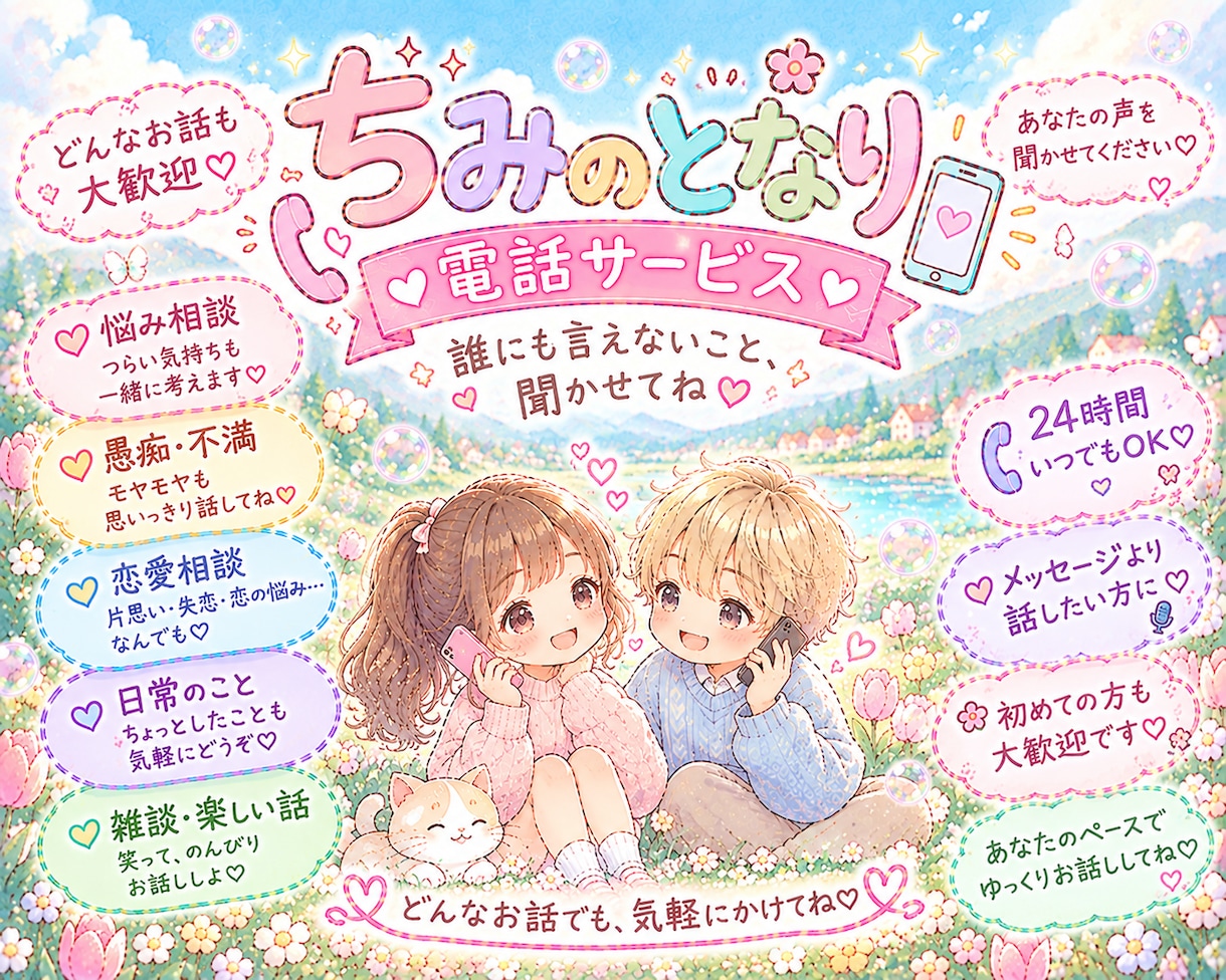 誰にも言えないこと、ちみがお聞きします どんなお話も大歓迎♡あなたの心に寄り添います イメージ1