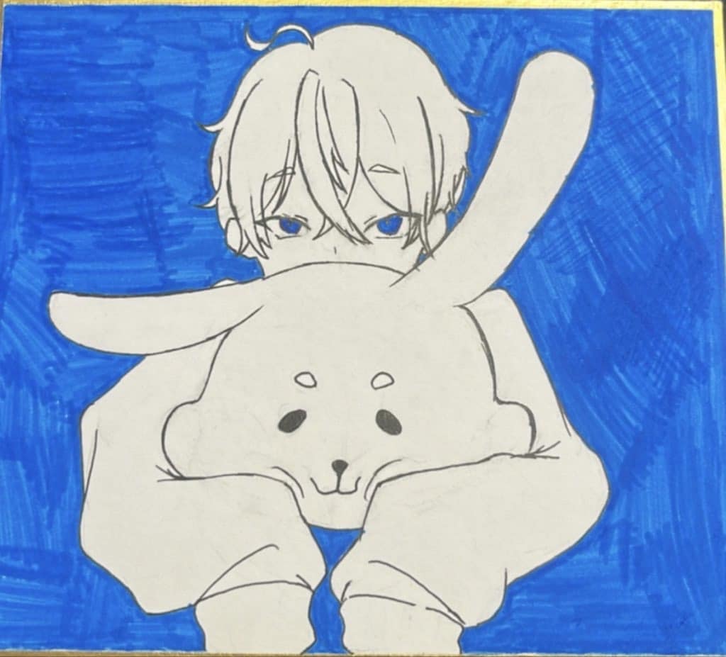 アナログイラストを作成します 色紙、原稿用紙などの絵を描ける紙になんでも描きます！ イメージ3