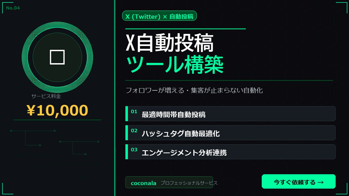 X投稿を自動化しフォロワーを育てる仕組みを作ります 投稿が続かないを今日で終わりに イメージ1