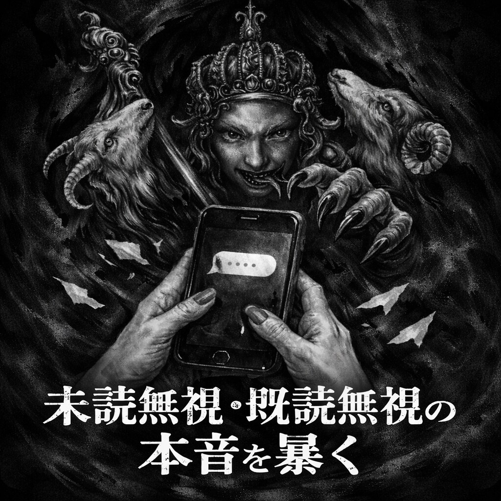 未読無視の本音をアスモデウスが暴きます 未読無視・既読無視の本音を暴く イメージ1