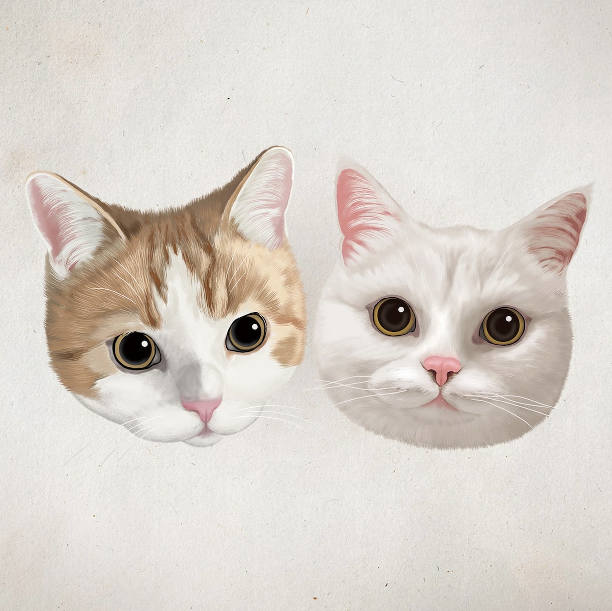 猫と犬の似顔絵を可愛くリアルに描きます ●写真をもとに、しっかりタッチで似せて描きます。 イメージ5