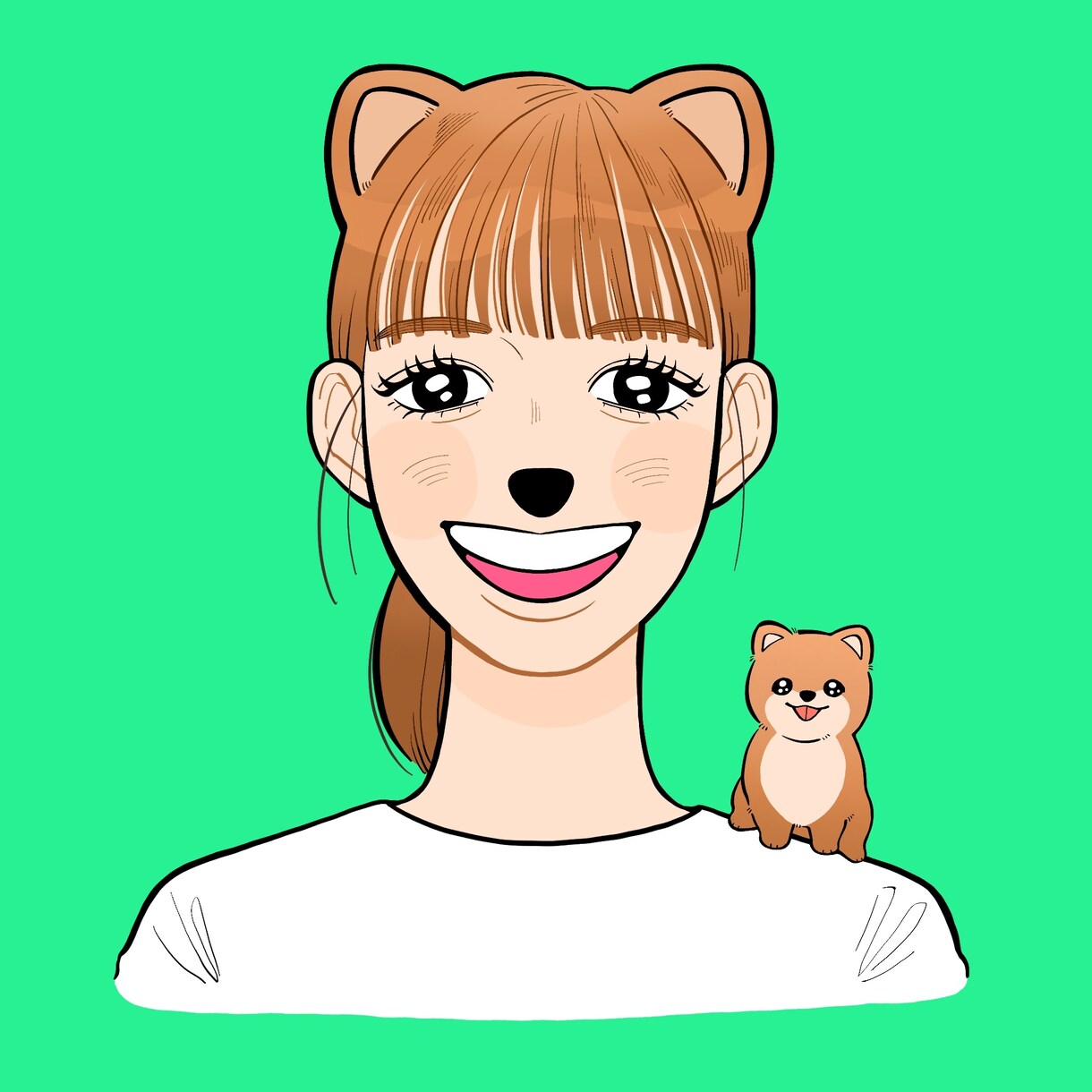あなたの似顔絵を犬化させます お好きな犬種に大変身！わんちゃん好きの特別な一枚！ イメージ3