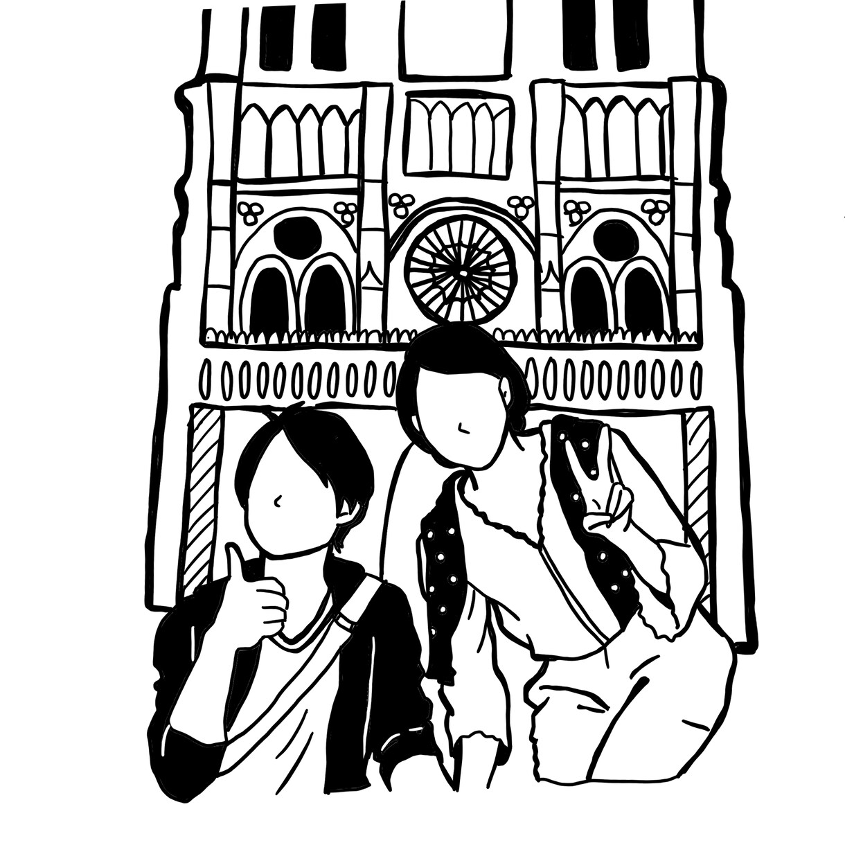 シンプルな似顔絵イラスト描きます 思い出の写真を元にシンプルでオシャレなイラストに仕上げます イメージ6