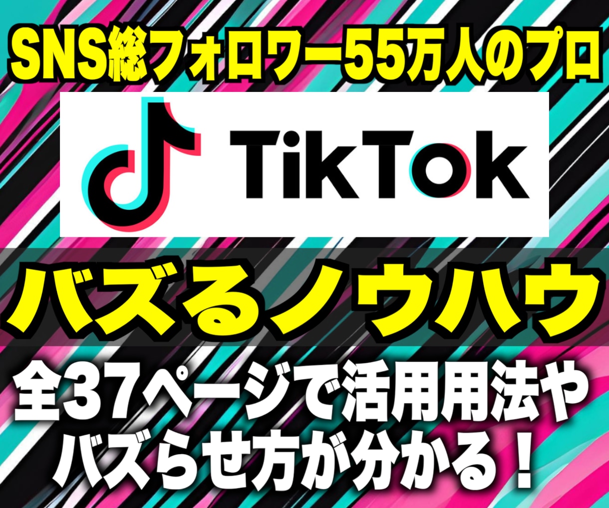 100万再生を取るTikTok運用ノウハウ教えます フォロワー10万人達成した運用経験から実践ノウハウを提供 イメージ1