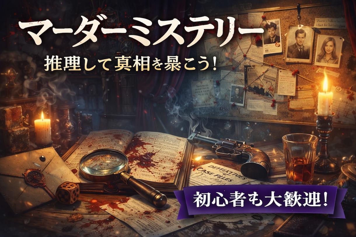 初心者OK！TRPG・マダミスのGM（進行）します TRPG初めての方も安心／ルール説明・キャラ作成サポートあり イメージ2