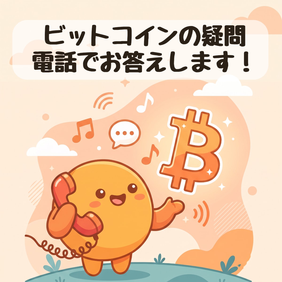 ビットコインの様々な疑問に電話でお答えします 2017年からのビットコイン実践者が初心者にやさしく解説 イメージ1