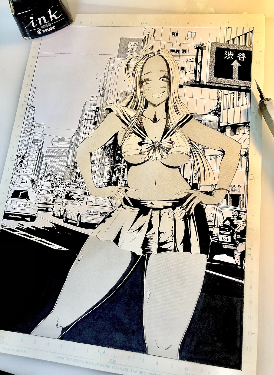 可愛い女の子・ヒロイン描かせていただきます 唯一無二のアナログ原稿にして原画を納品します！データ化あり！ イメージ1