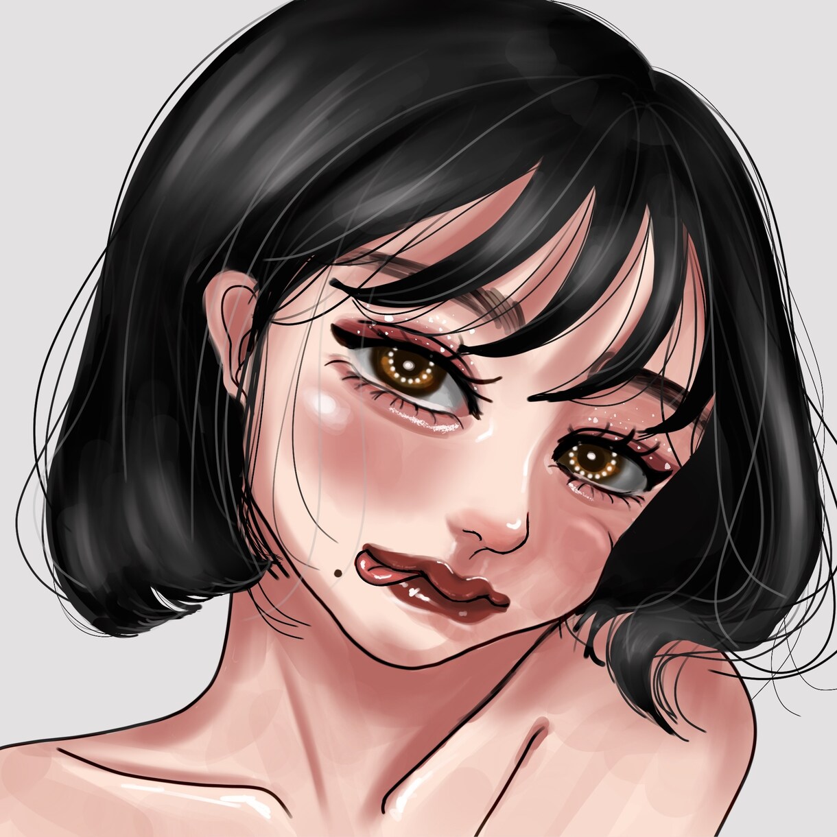 お顔から上を描きます 可愛い絵、似顔絵、一生懸命かきます♪ イメージ3