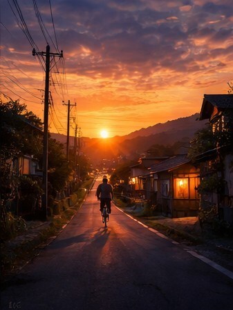 AI背景制作代行｜田舎・和風系を制作します YouTube・配信向け｜和風・田舎背景を制作 イメージ3