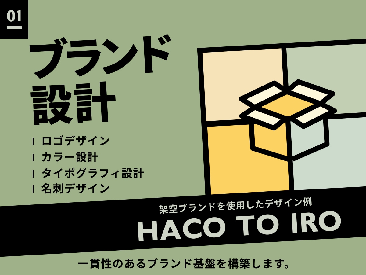 ブランドロゴ＋名刺をセットでデザインします ロゴから名刺までブランドを整えます イメージ2