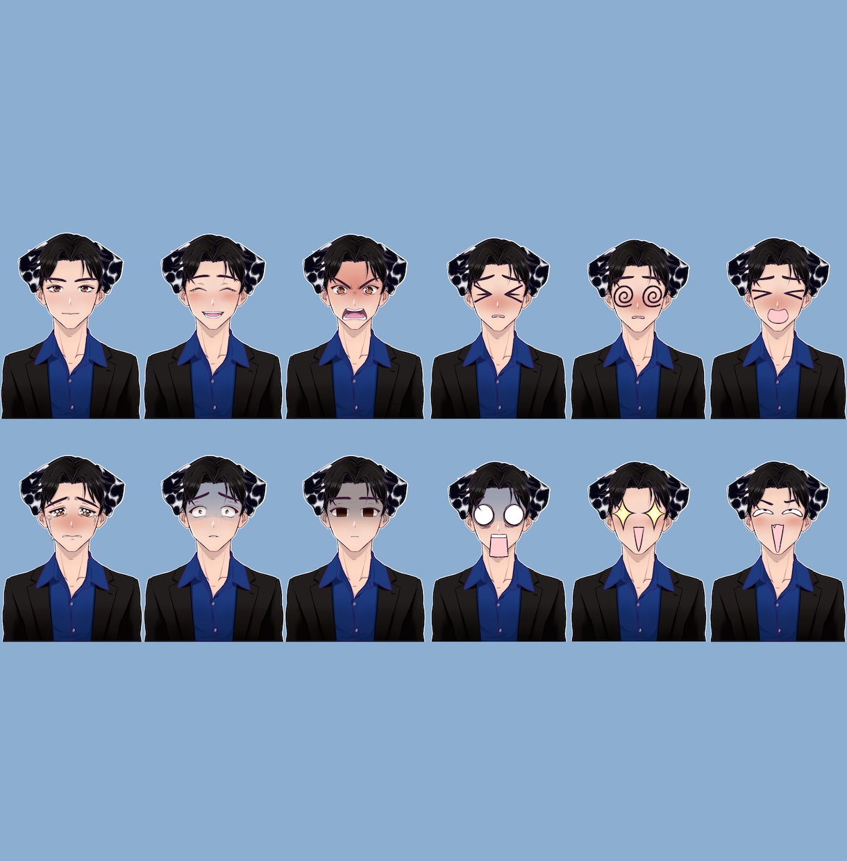 立ち絵 イラスト　描きます ユーチューバーの可愛いやかっこいいアバターを描きます イメージ7