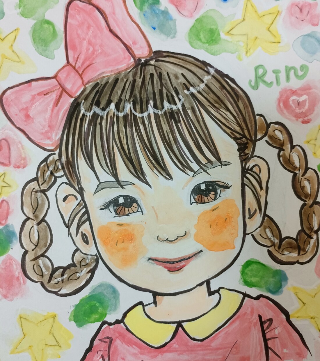 かわいい似顔絵かきます お友達、ご家族への記念日や誕生日プレゼントに！ イメージ1