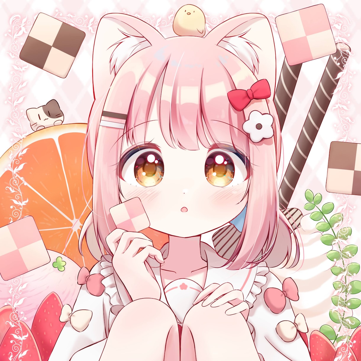 きゅるきゅるな可愛いイラストを描きます きらきらふわふわした絵柄で理想の絵を制作いたします! イメージ5