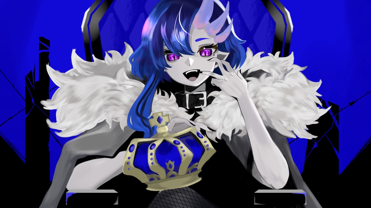歌ってみた動画・一枚絵も！サムネ等イラスト描きます VTuberも必見！MV用・サムネイル・一枚絵・ミニキャラ イメージ7
