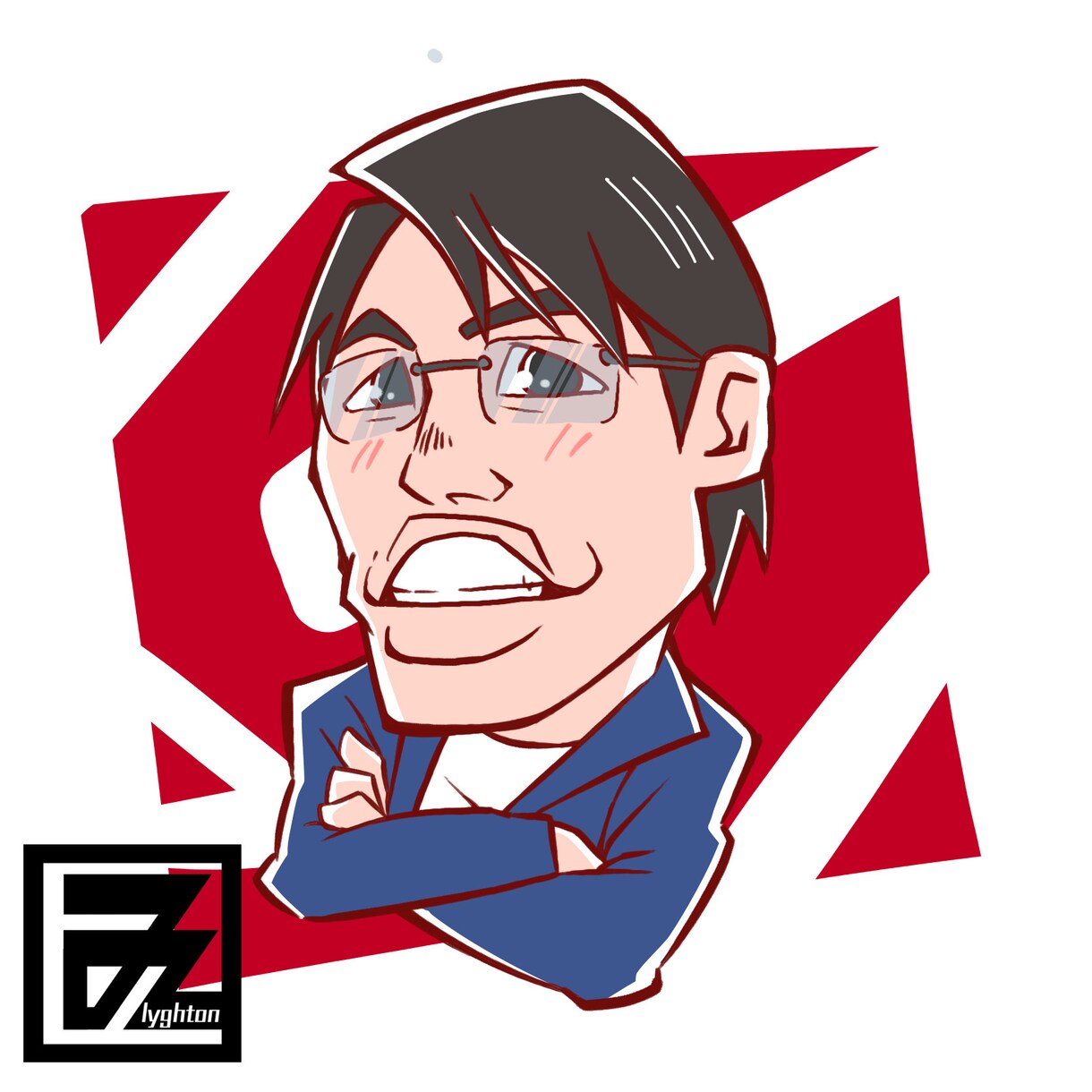 アイコン等に使えるあなたのイメージを似顔絵にします あなたの個性をアイコンにして表現！ イメージ2
