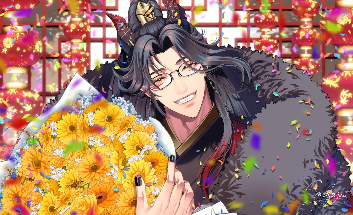 貴方だけの一枚絵を描きます パキっとした絵柄にあった一枚絵を描きます！ イメージ8