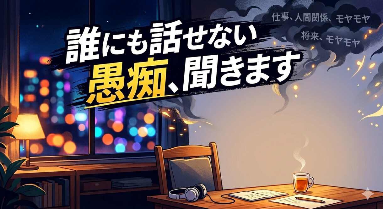 溜まった愚痴、身近な人には話しにくい悩み聞きます 人間関係、恋愛、仕事、主婦歴２４年カウンセラーが聞きますよ! イメージ3
