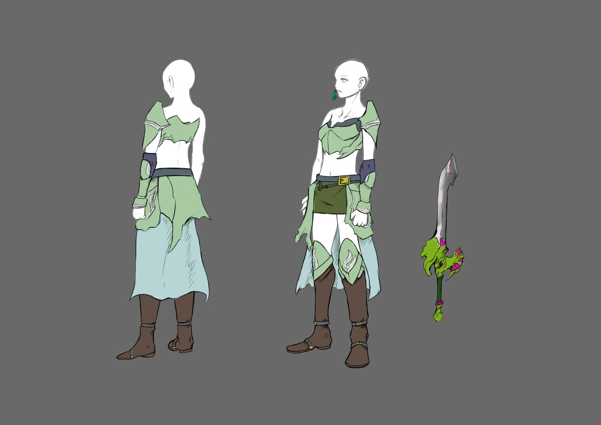 キャラクター製作を担当します キャラクター、モンスターデザイン・イラストを製作します イメージ3