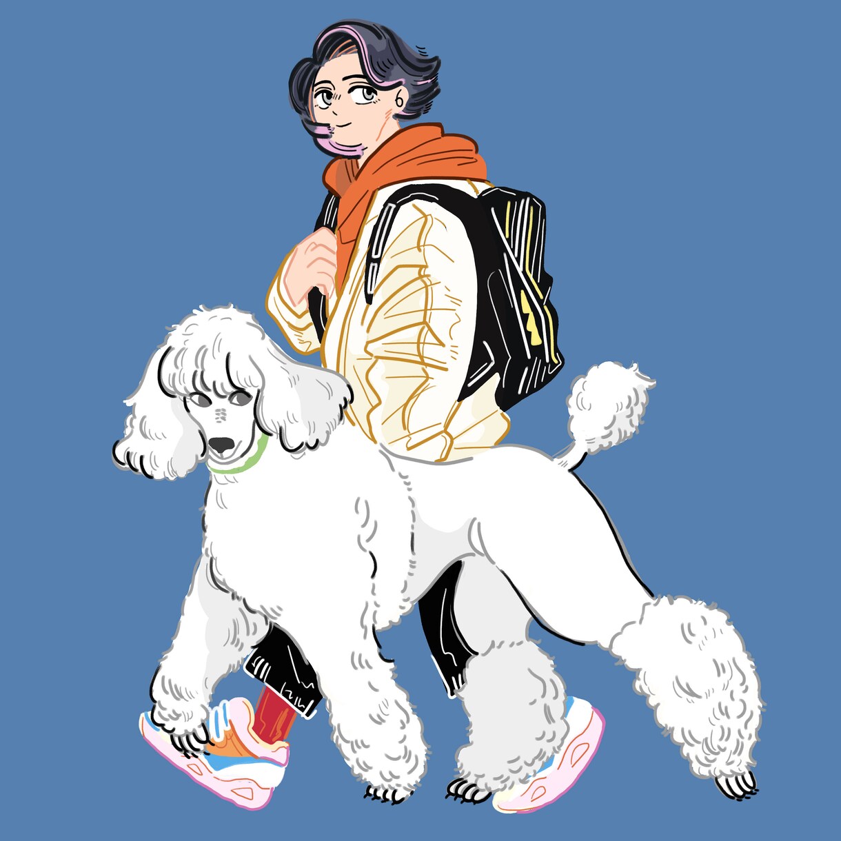 かわいい犬たちを描きます あなたと愛犬の思い出の1枚をお手伝いします イメージ1