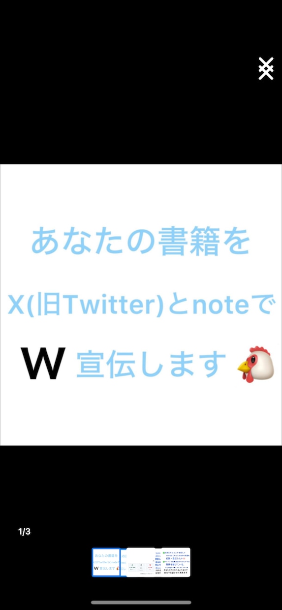 2つの人気SNSで書籍・電子書籍の宣伝をします Xと noteの2つの人気アカウントにて宣伝・鬼拡散します！ イメージ1