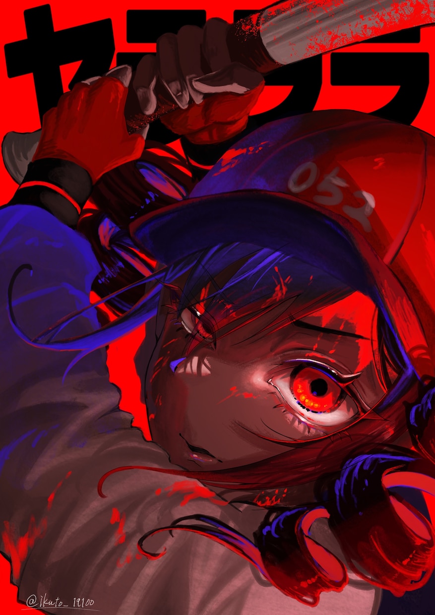 目を引く歌ってみた等のサムネ用イラストを制作します 一目でかっこいい！と思って貰える厚塗りイラストをご提供！ イメージ1