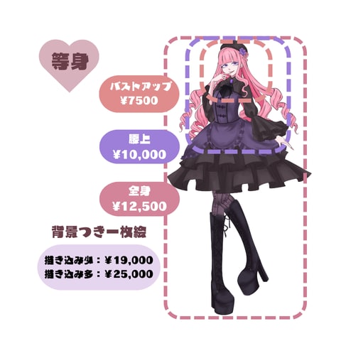 魅力を引き出すキャラクターイラスト描きます 商用利用◎｜ご予算相談◎｜選べる絵柄2種 イメージ2
