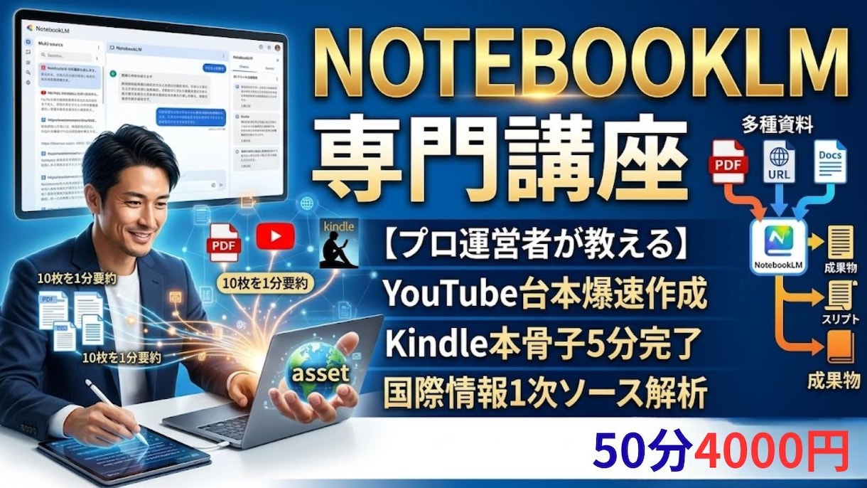 NotebookLMで爆速発信！毎日更新します 「コード不要」でAIを使い倒す！現役配信者が教える具体策 イメージ10