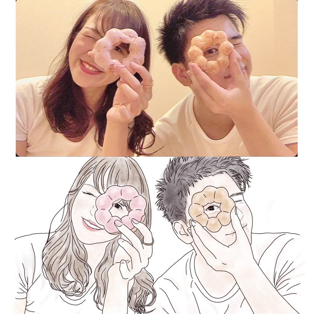 高画質 そっくり可愛い似顔絵イラスト作成します 400dpi高解像度　修正数無制限 イメージ10
