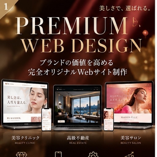 ブランドの価値まで伝わるWebサイトを制作ます ブランド価値を高める、上質なWebサイトを制作します イメージ1