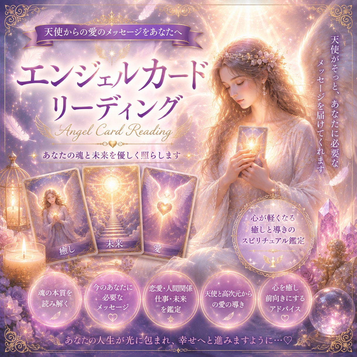 天使様からのメッセージをお届けします エンジェルカードリーディングでより良い未来を✨️ イメージ2