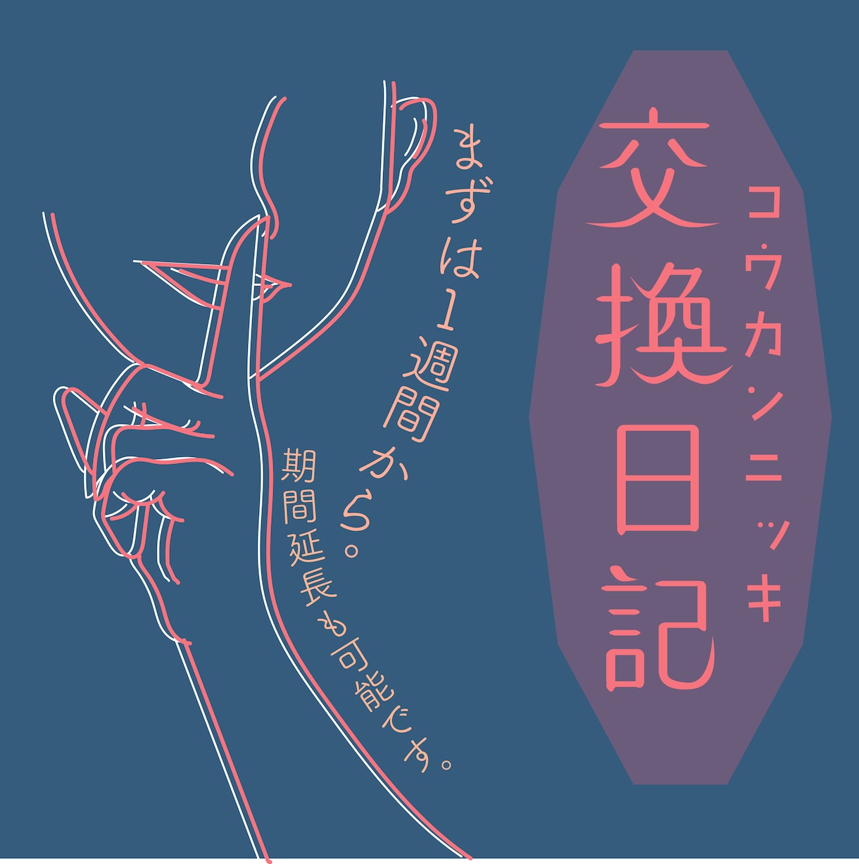 まず1週間✏️頑張るあなたのマネージャーになります 【夏！特別価格】“なんでも交換日記”で心の寄り添いサポート！ イメージ1