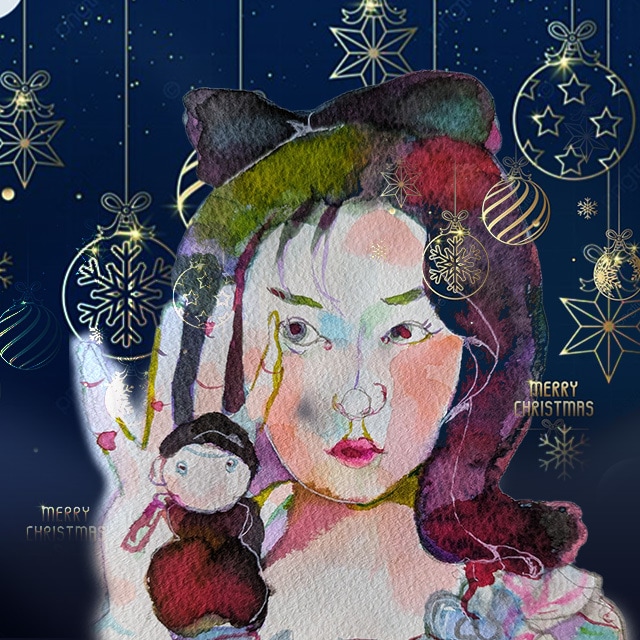 修正無料　コンセプトイラスト描きます （サンプルはクリスマスバージョンです） イメージ3